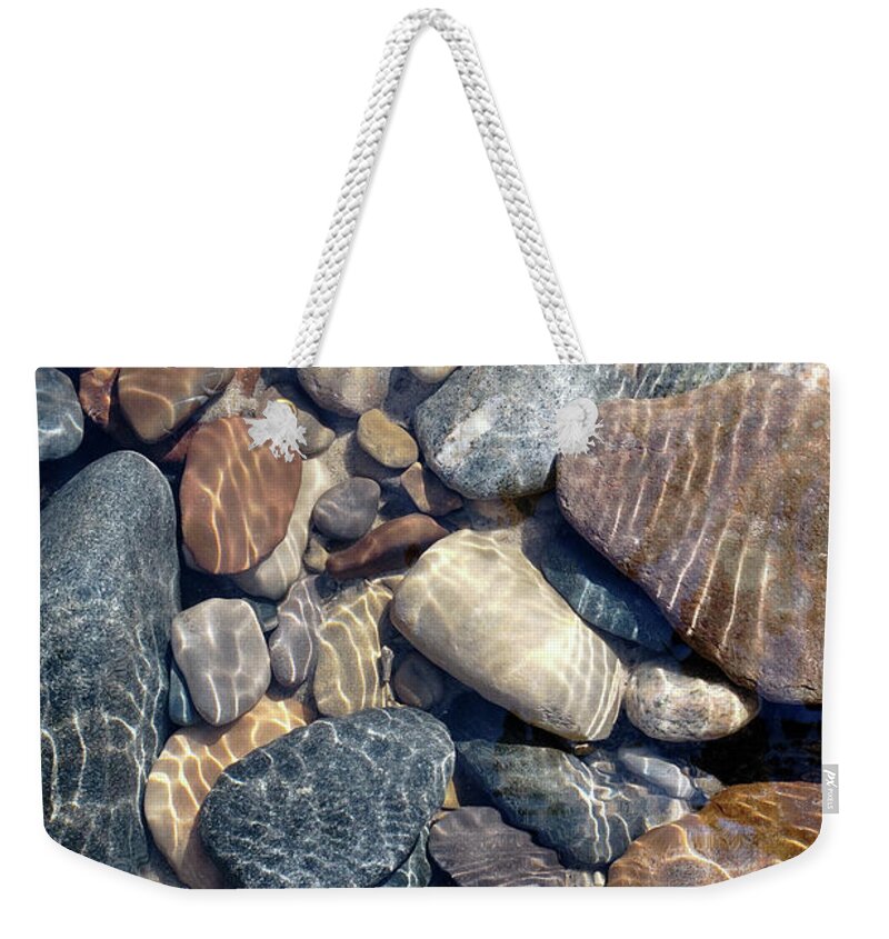 Babbling Brook Weekender Tote Bag featuring the photograph Streaming II by Kathi Mirto
