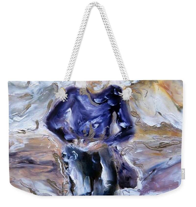 Angels Weekender Tote Bag featuring the painting Street Angel by Laara WilliamSen