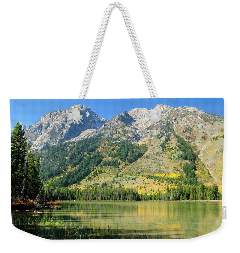 String Lake Weekender Tote Bag featuring the photograph String Lake by Greg Norrell
