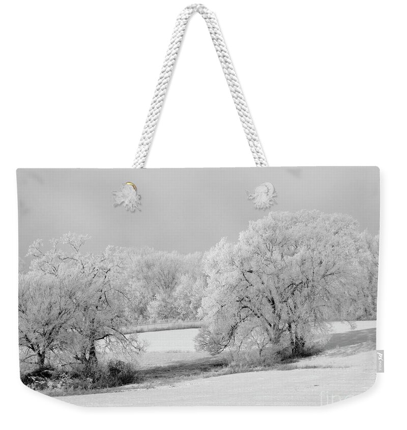 Winter Weekender Tote Bag featuring the photograph Stronger by Melissa Mim Rieman