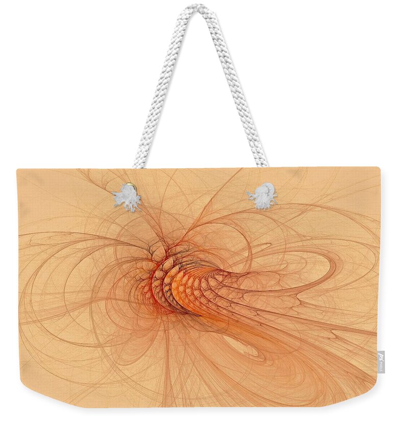  Weekender Tote Bag featuring the digital art Structure of Light-3 by Doug Morgan