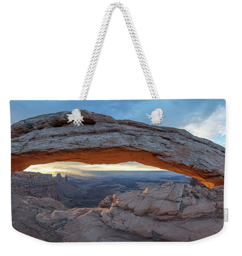 Utah Weekender Tote Bag featuring the photograph Stuck in a Moment by Dustin LeFevre