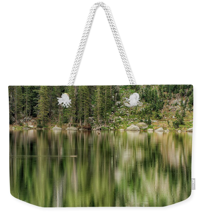 Yosemite National Park Weekender Tote Bag featuring the photograph Study In Green by Bill Roberts