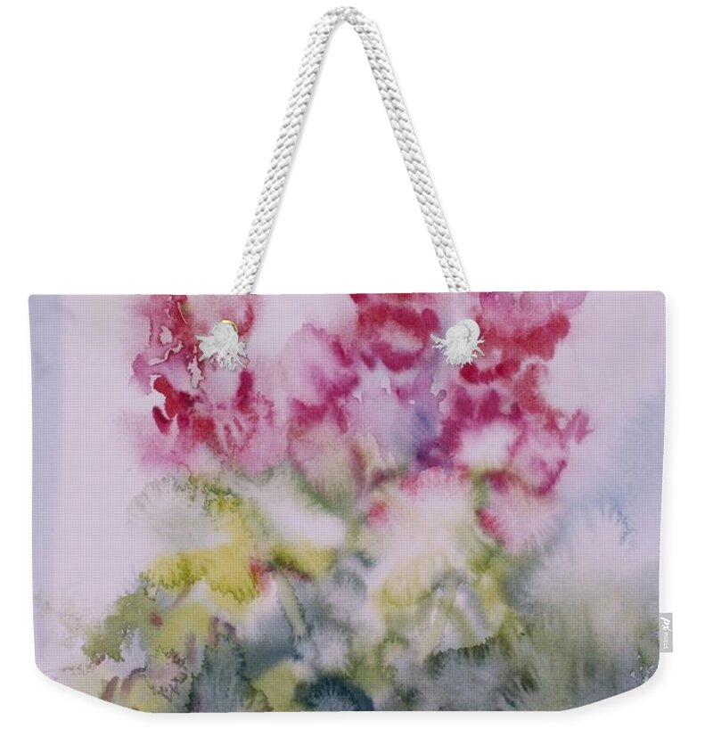 Watercolour Weekender Tote Bag featuring the painting Summer Breeze by Heather Gallup