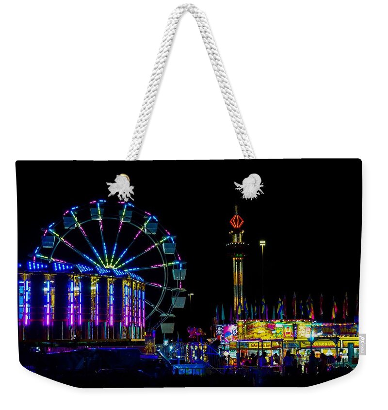  Weekender Tote Bag featuring the photograph Summer Carnival 8 by Rodney Lee Williams