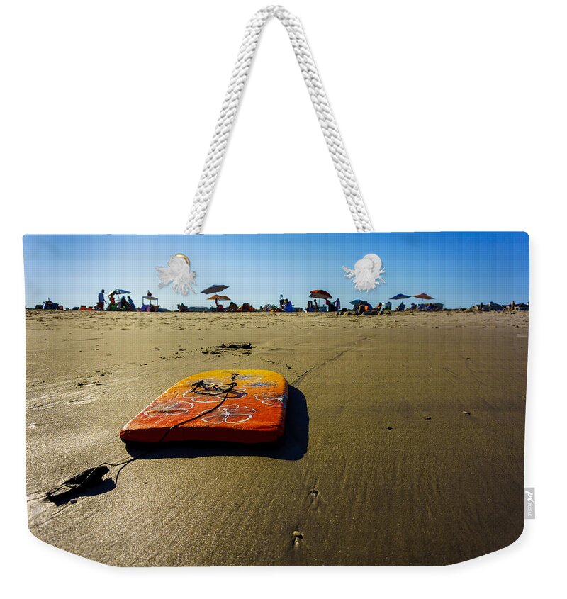 Ocean City Weekender Tote Bag featuring the photograph Summer Fun in Ocean City by Mark Rogers