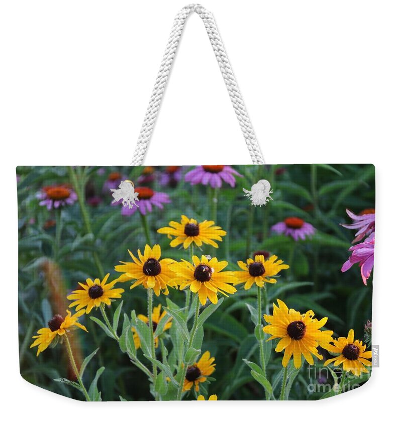 Summer Weekender Tote Bag featuring the photograph Summer Garden by Yumi Johnson