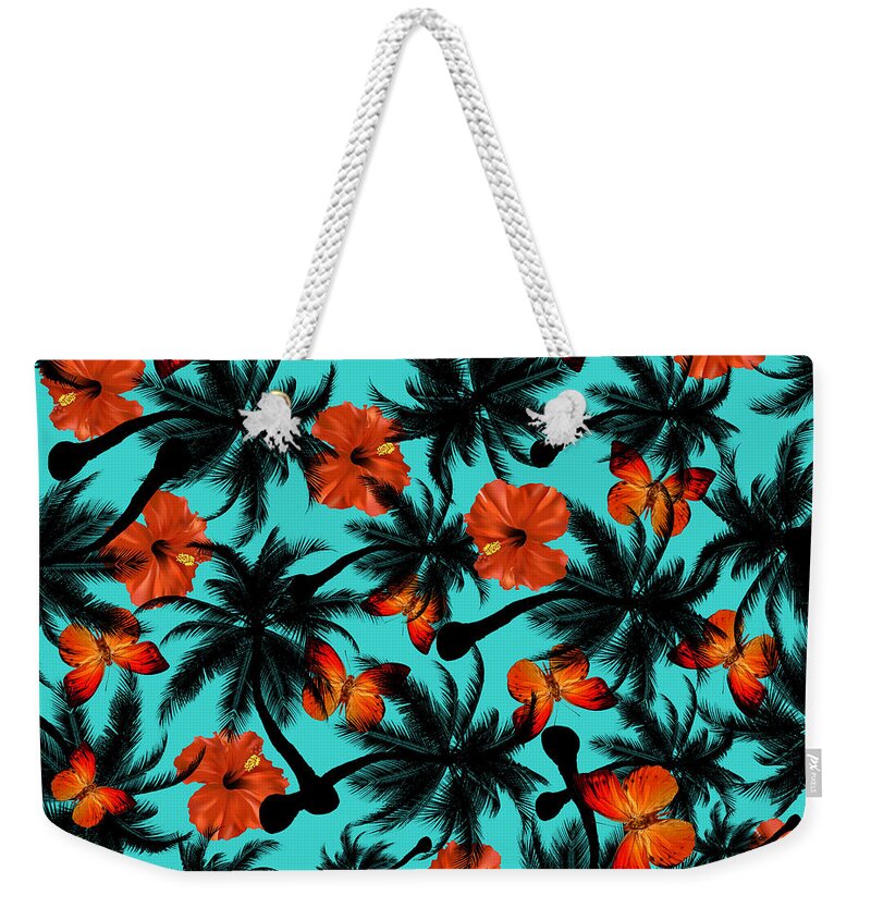 Cherry Weekender Tote Bag featuring the painting Summer Time by Mark Ashkenazi