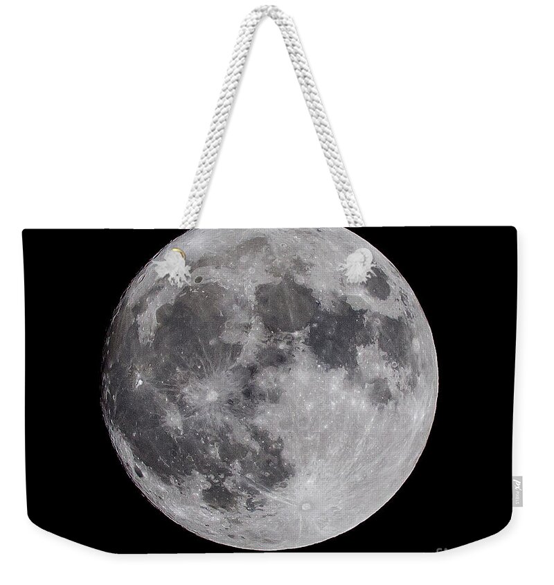 Canon Weekender Tote Bag featuring the photograph SummerMoon Fall 2016 by Ricky L Jones
