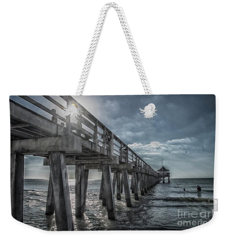 Sun Weekender Tote Bag featuring the photograph Sun and Fun in Naples Florida by Judy Hall-Folde