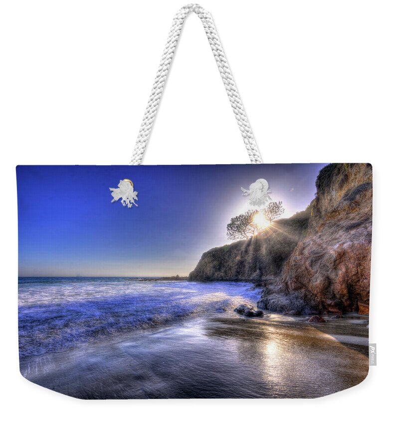 Landscape Weekender Tote Bag featuring the photograph Sun and Sand by Matt Swinden
