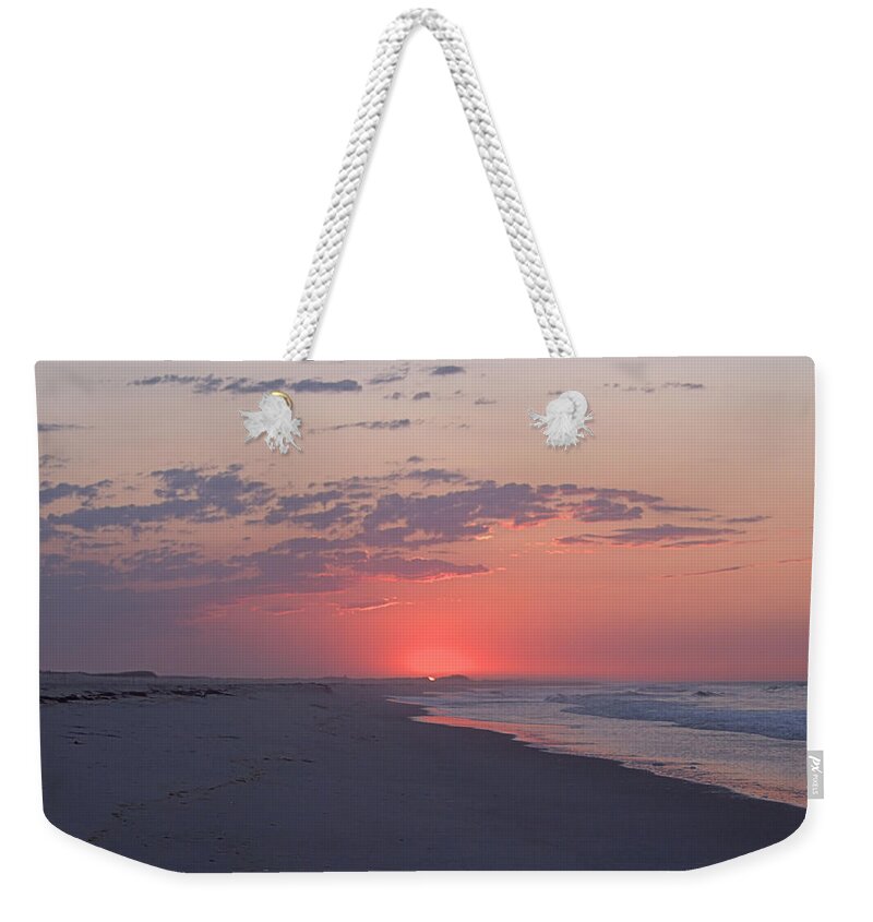 Ocean Weekender Tote Bag featuring the photograph Sun Pop by Newwwman