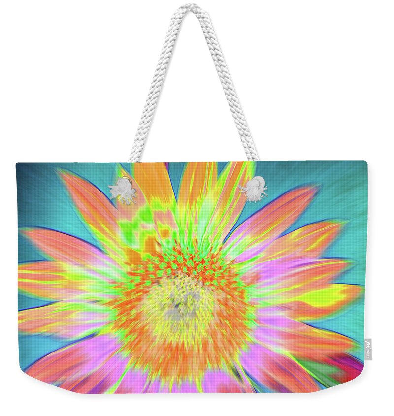 Sunflowers Weekender Tote Bag featuring the photograph Sunfeathered by Cris Fulton