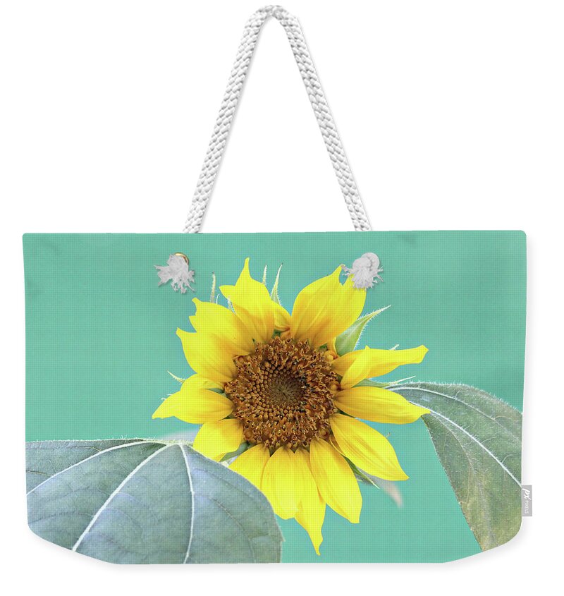 Sunflowers Weekender Tote Bag featuring the photograph Sunflower In The Summer Time by Trina Ansel