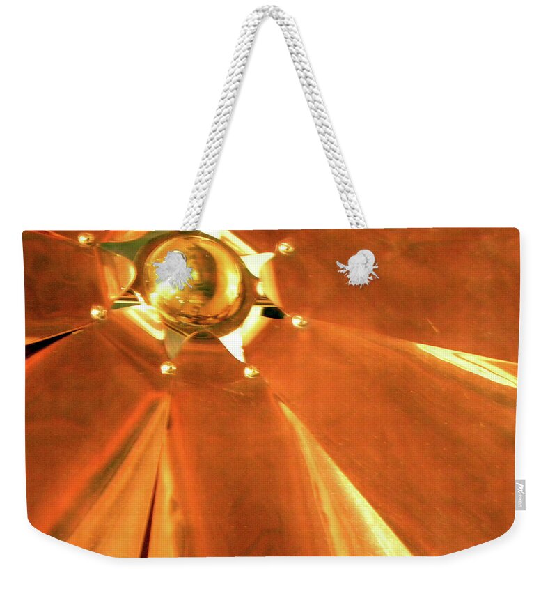 Flower Weekender Tote Bag featuring the photograph Sun Burst by Kerry Obrist