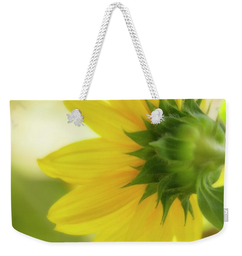 Sunflower Weekender Tote Bag featuring the digital art Sunflower Sweet by Terry Davis