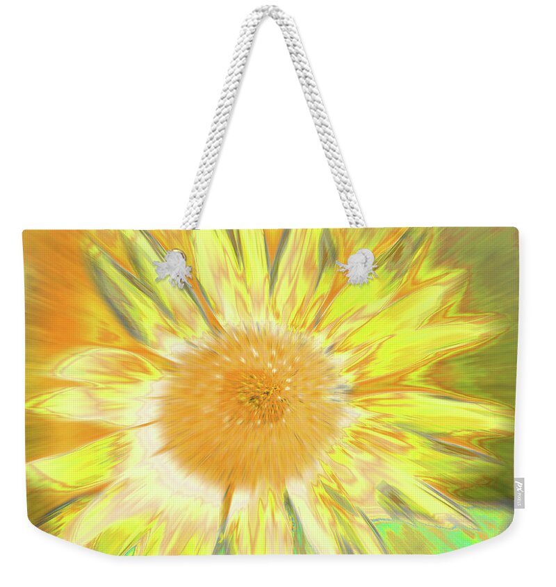 Sunflowers Weekender Tote Bag featuring the photograph Sunking by Cris Fulton