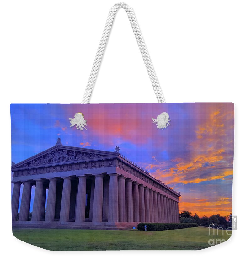 Sunrise Weekender Tote Bag featuring the photograph Sunrise in Nashville by Agnes Caruso