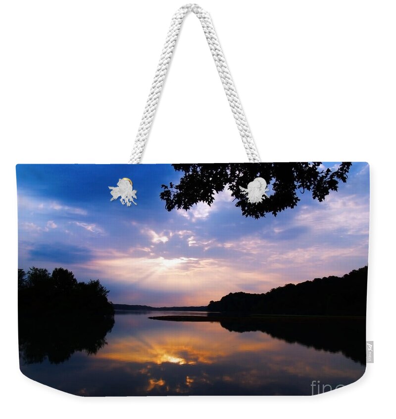 Sunrise Weekender Tote Bag featuring the photograph Sunrise Morning Bliss 252A by Ricardos Creations