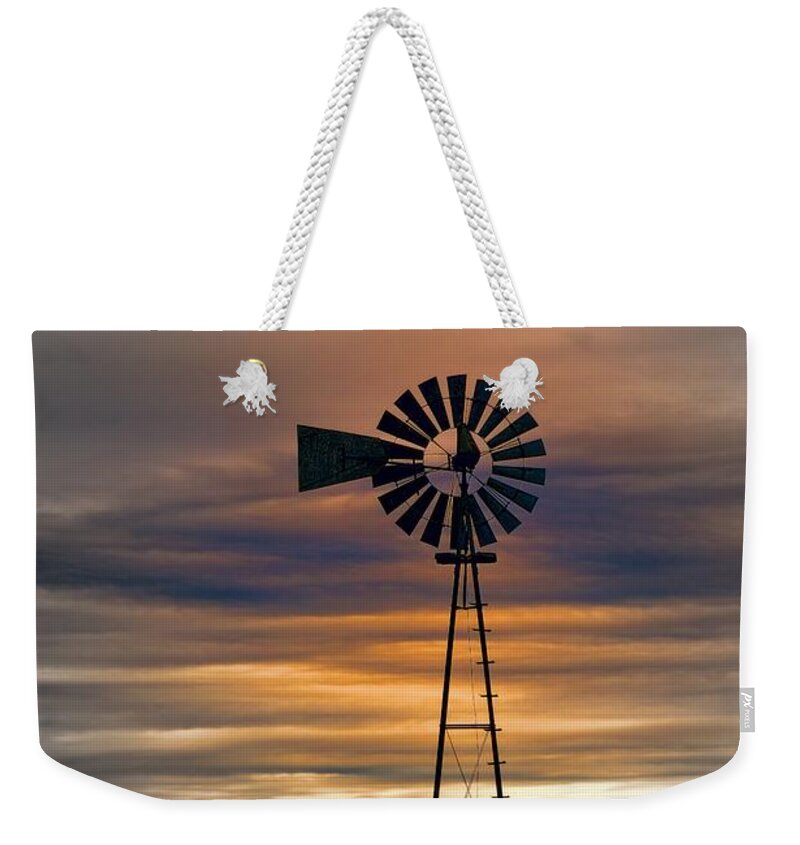 Orange Weekender Tote Bag featuring the photograph Sunrise on Jay 2 by Bonfire Photography