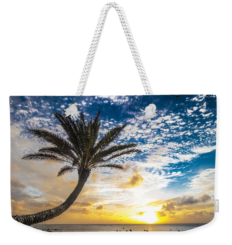 Sunset Beach Weekender Tote Bag featuring the photograph Sunset Beach Spots by Leonardo Dale