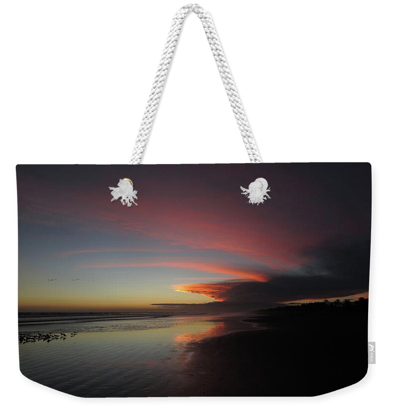 Sunset Weekender Tote Bag featuring the photograph Sunset Las Lajas by Daniel Reed