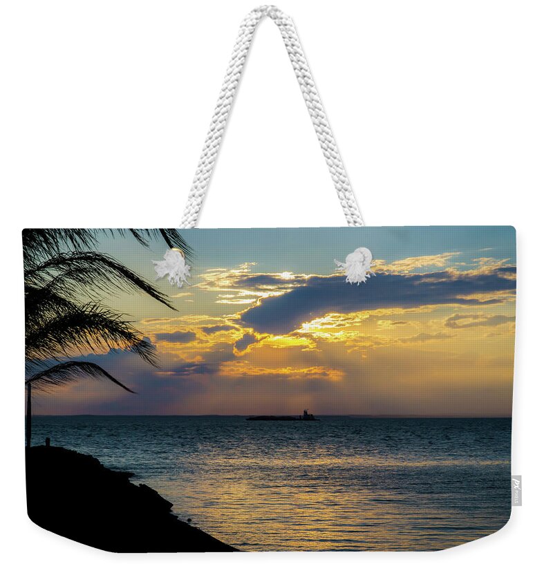 2d Weekender Tote Bag featuring the photograph Sunset On The Chesapeake Bay by Brian Wallace