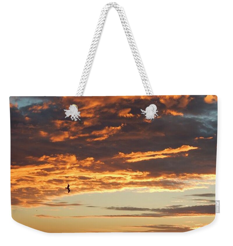 Landscape Weekender Tote Bag featuring the photograph Sunset Oregon by Gallery Of Hope 