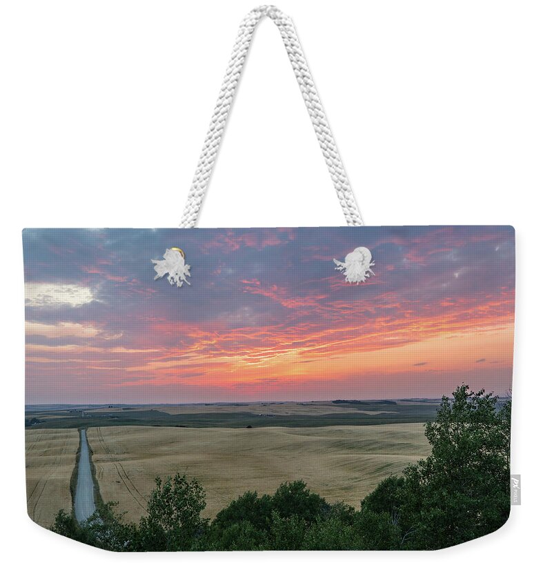 Photosbymch Weekender Tote Bag featuring the photograph Sunset over Teton Valley by M C Hood