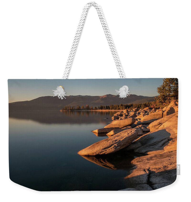 Sunset Weekender Tote Bag featuring the photograph Sunset peace by Martin Gollery