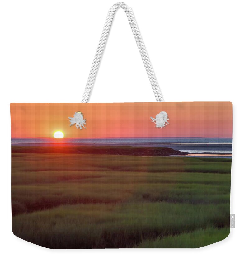Sunset Romance Weekender Tote Bag featuring the photograph Sunset Romance by Michelle Constantine