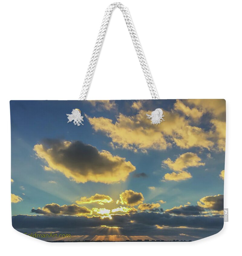 Iphone Weekender Tote Bag featuring the photograph Sunset Sarasota Bay by Richard Goldman