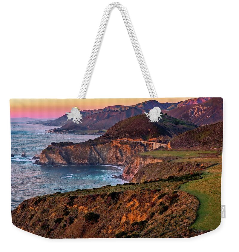 Af Zoom 24-70mm F/2.8g Weekender Tote Bag featuring the photograph Sunset View from Hurricane Point by John Hight