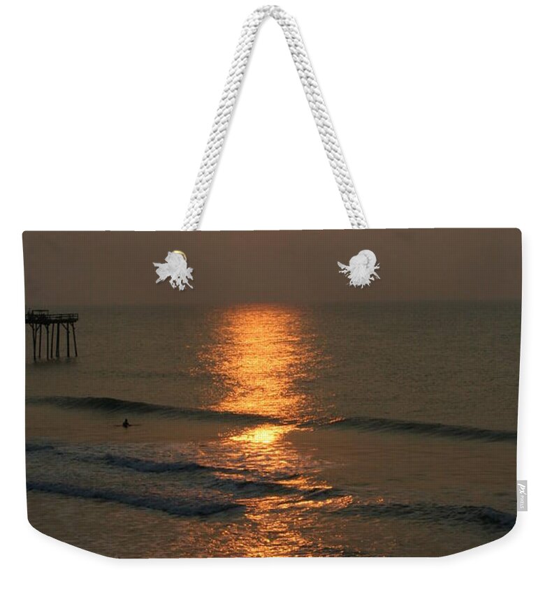 Sunset Weekender Tote Bag featuring the photograph Sunshine by Julie Lueders 