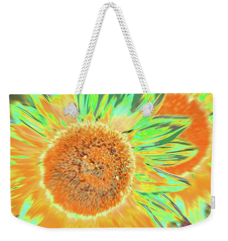 Sunflowers Weekender Tote Bag featuring the photograph Suntango by Cris Fulton