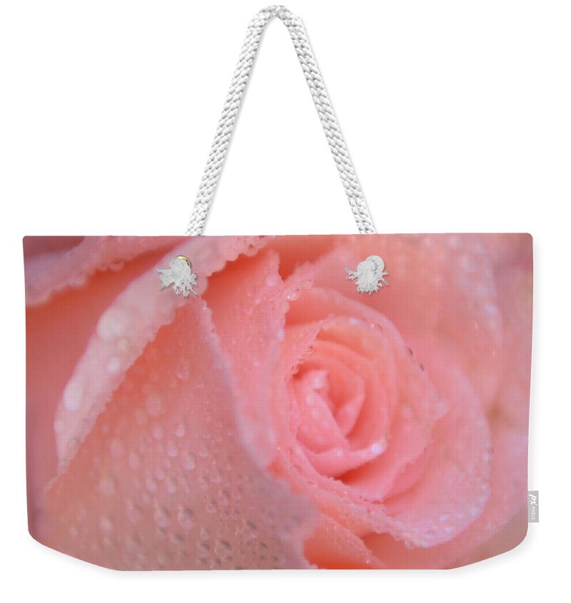 Pink Rose Weekender Tote Bag featuring the photograph Sweet Memories in Pink by Olga Hamilton