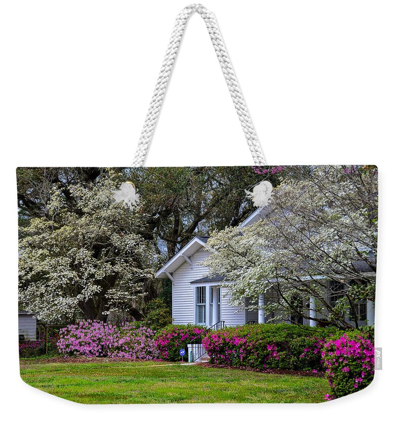 Flowers Weekender Tote Bag featuring the photograph Sweet Southern Spring by Linda Brown