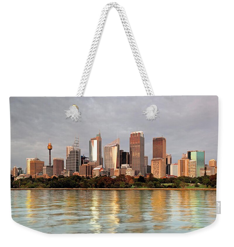 Sydney Weekender Tote Bag featuring the photograph Sydney at Dawn by Nicholas Blackwell