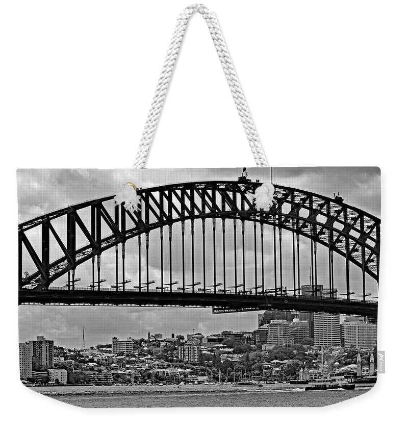 Australia Weekender Tote Bag featuring the photograph Sydney Harbour Bridge No. 15-1 by Sandy Taylor