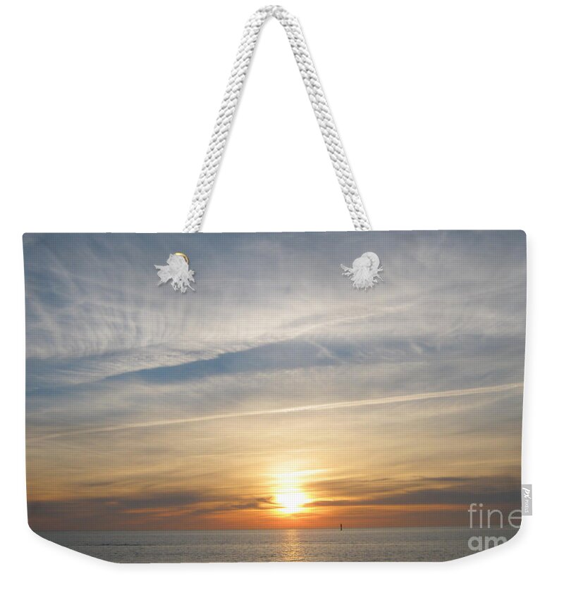 Sylt Sunset Weekender Tote Bag featuring the photograph Sylt sunset 4 by Heidi Sieber