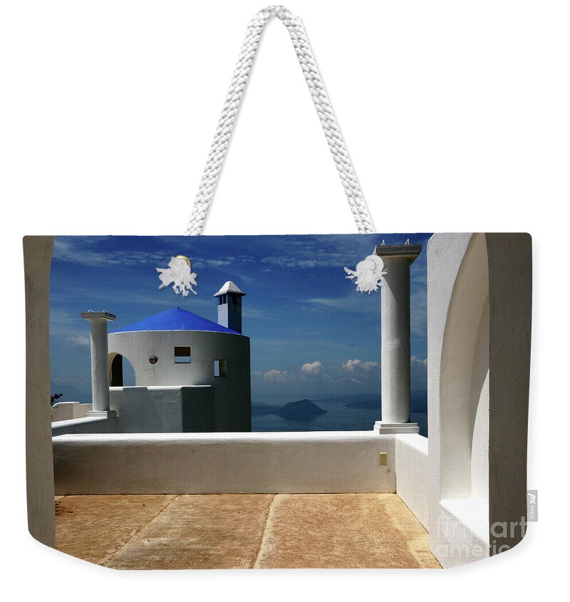  Weekender Tote Bag featuring the digital art Tagaytay by Darcy Dietrich