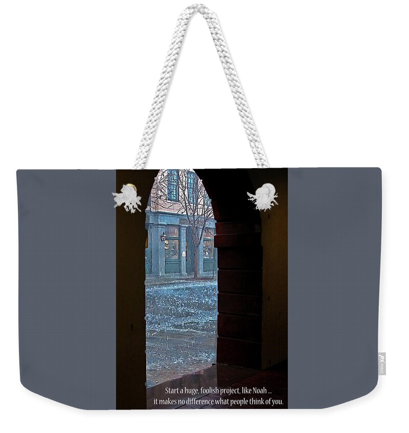 Charleston Weekender Tote Bag featuring the photograph Take a Chance by Rhonda McDougall