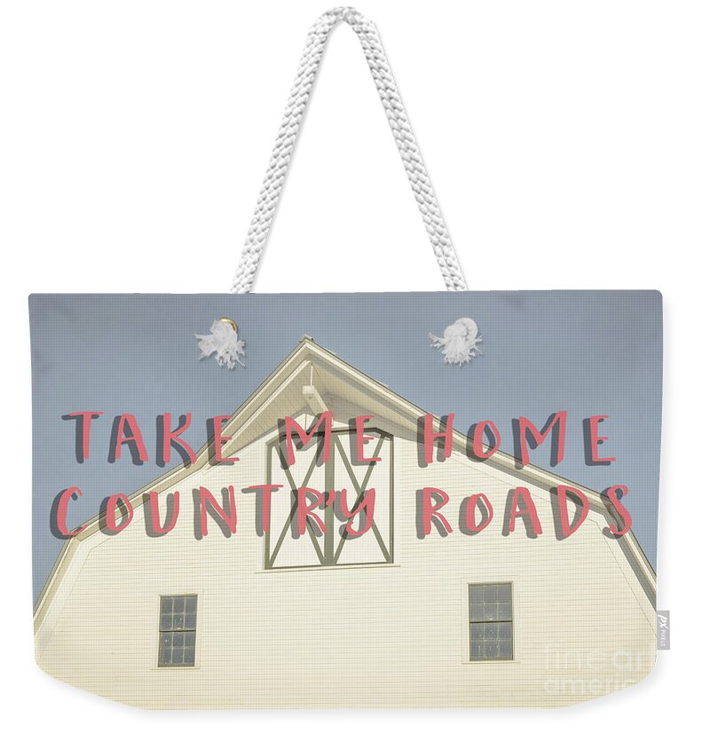 Vermont Weekender Tote Bag featuring the photograph Take Me Home Country Roads by Edward Fielding
