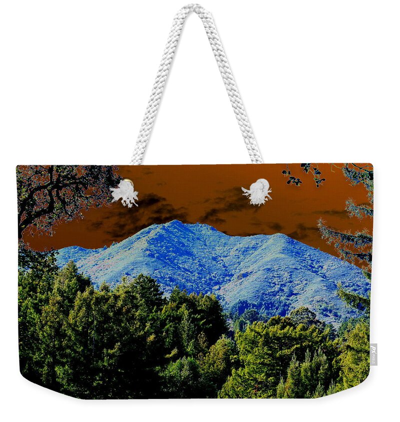 Mount Tamalpais Weekender Tote Bag featuring the photograph Tamalpais on a Thursday by Ben Upham III