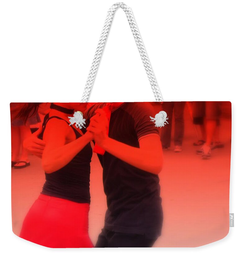 Tango Weekender Tote Bag featuring the photograph Tango Catalan by Funkpix Photo Hunter