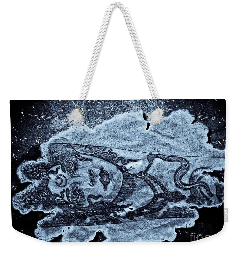 Texture Weekender Tote Bag featuring the digital art Tearing by Fei A