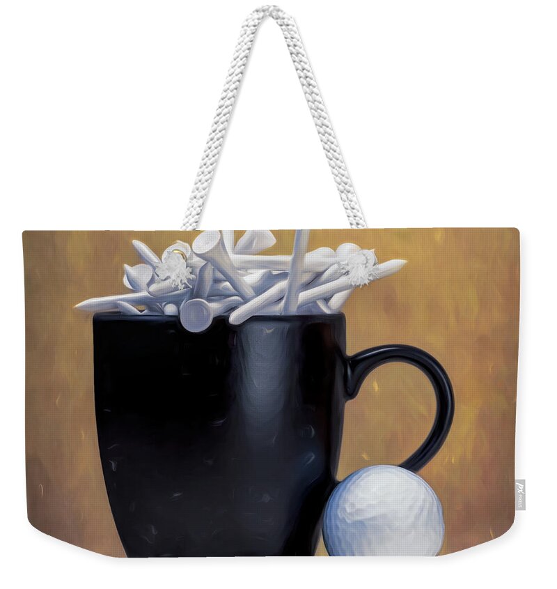 Activity Weekender Tote Bag featuring the photograph TeeCup by Tom Mc Nemar