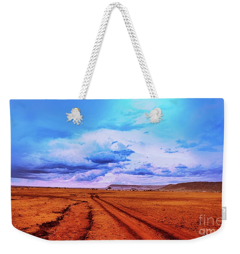 Land Weekender Tote Bag featuring the photograph Terrain by Charuhas Images