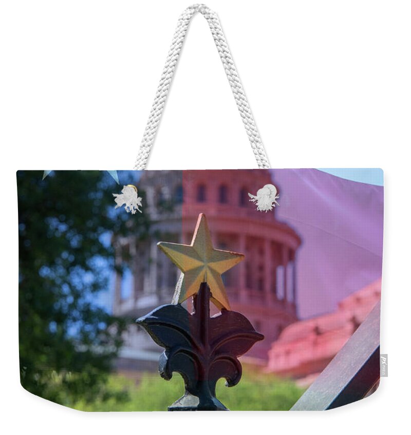 Texas Weekender Tote Bag featuring the photograph Texas by Lynn Bauer