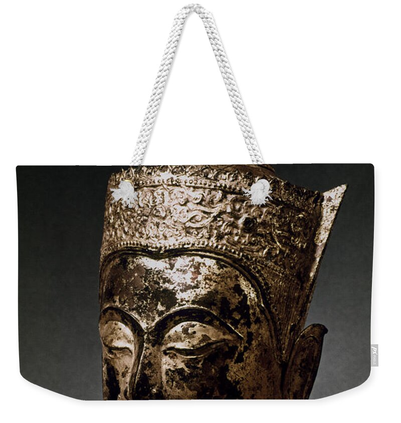 15th Century Weekender Tote Bag featuring the photograph Thai Buddha by Granger